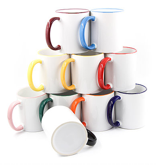 Taza Borde de Color